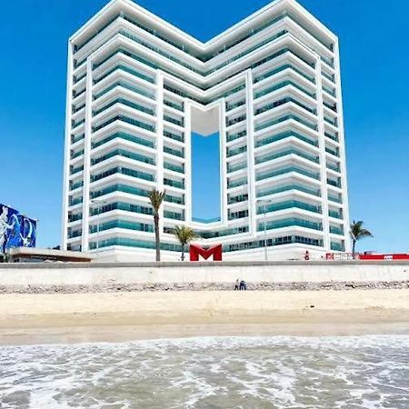 Apartamento Excelente Departamento Con Vista Parcial Al Mar, Frente Al Malecon, Alberca Y Gimnacio Mazatlán Exterior foto