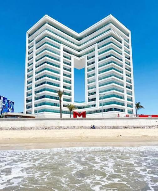 Apartamento Excelente Departamento Con Vista Parcial Al Mar, Frente Al Malecon, Alberca Y Gimnacio Mazatlán Exterior foto